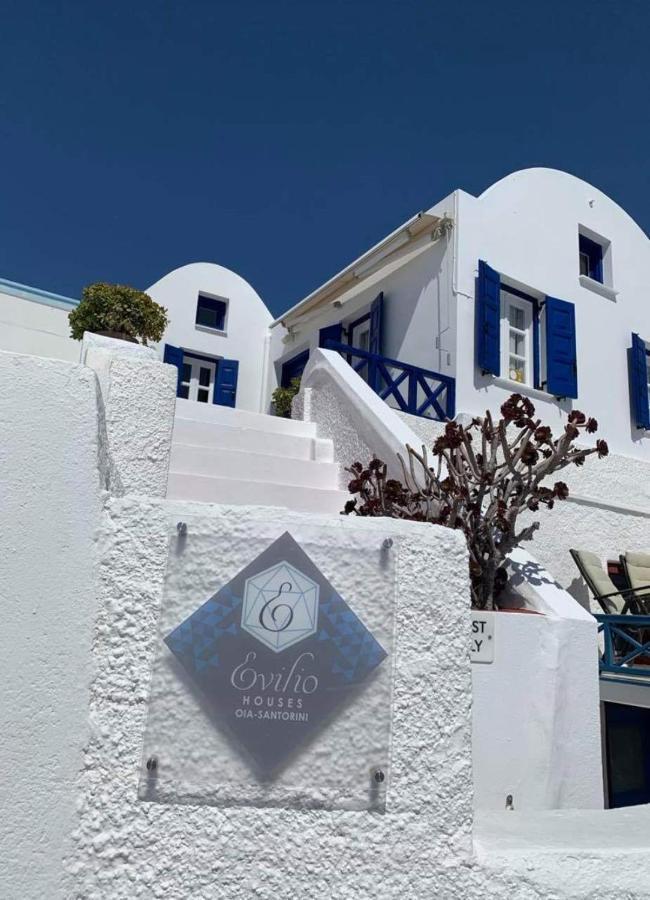 Evilio Houses Oía Buitenkant foto